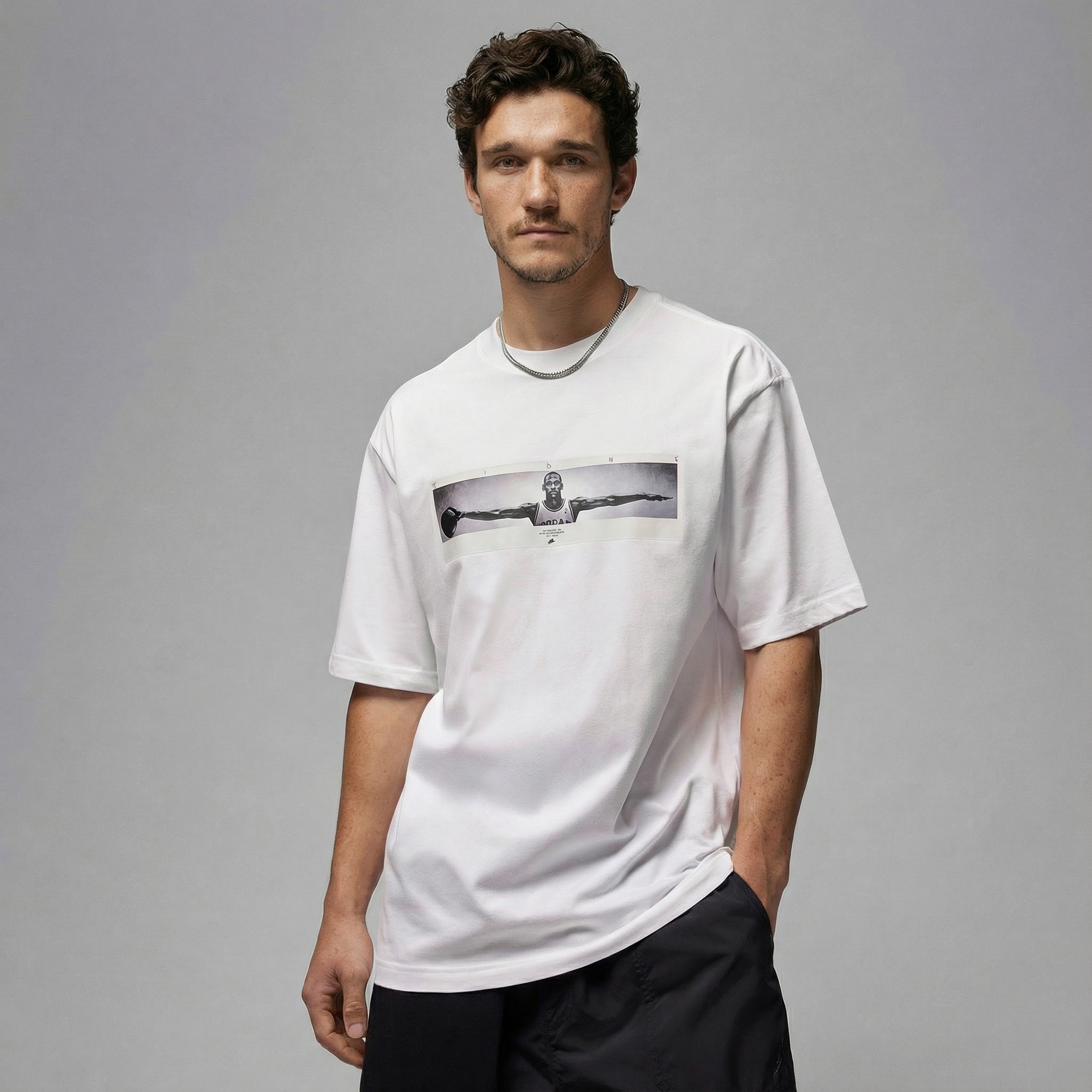 Jordan Wings Erkek Beyaz T-Shirt