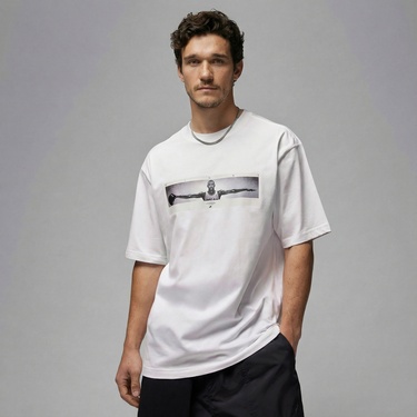  Jordan Wings Erkek Beyaz T-Shirt