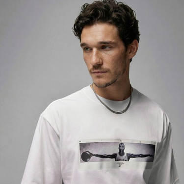  Jordan Wings Erkek Beyaz T-Shirt