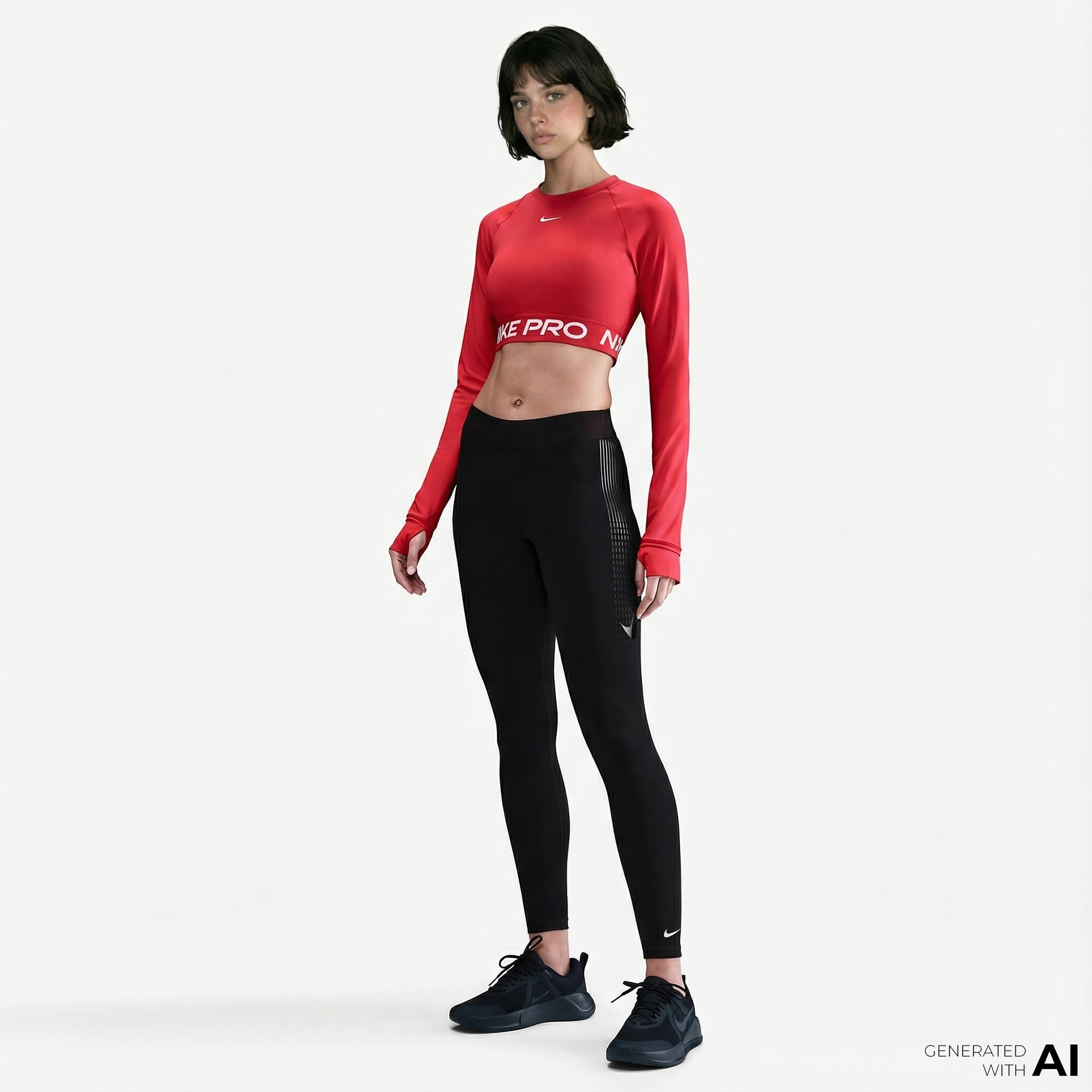  Nike Pro Kadın Siyah Tayt