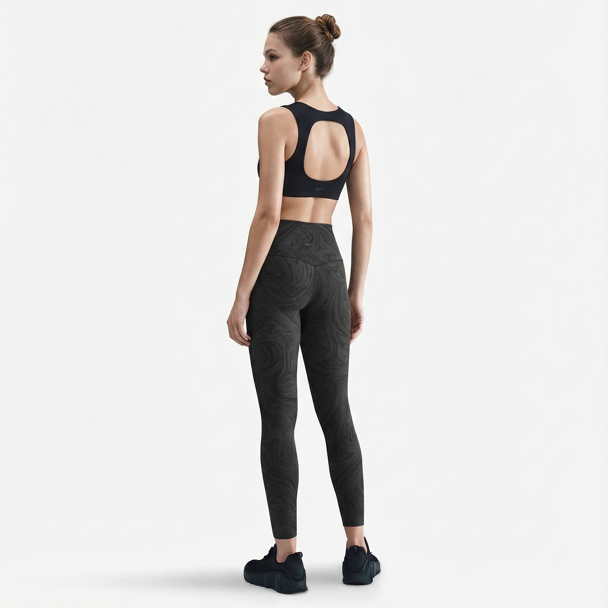 Nike Dri-Fit Zenvy Kadın Siyah Tayt