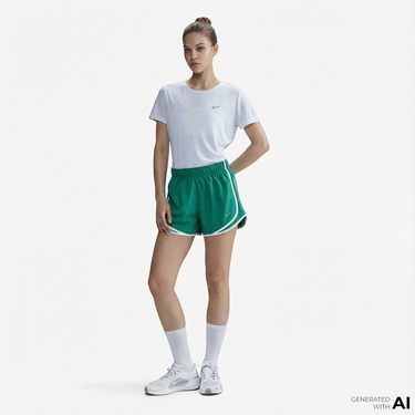  Nike Tempo Dri-Fit Kadın Beyaz T-Shirt