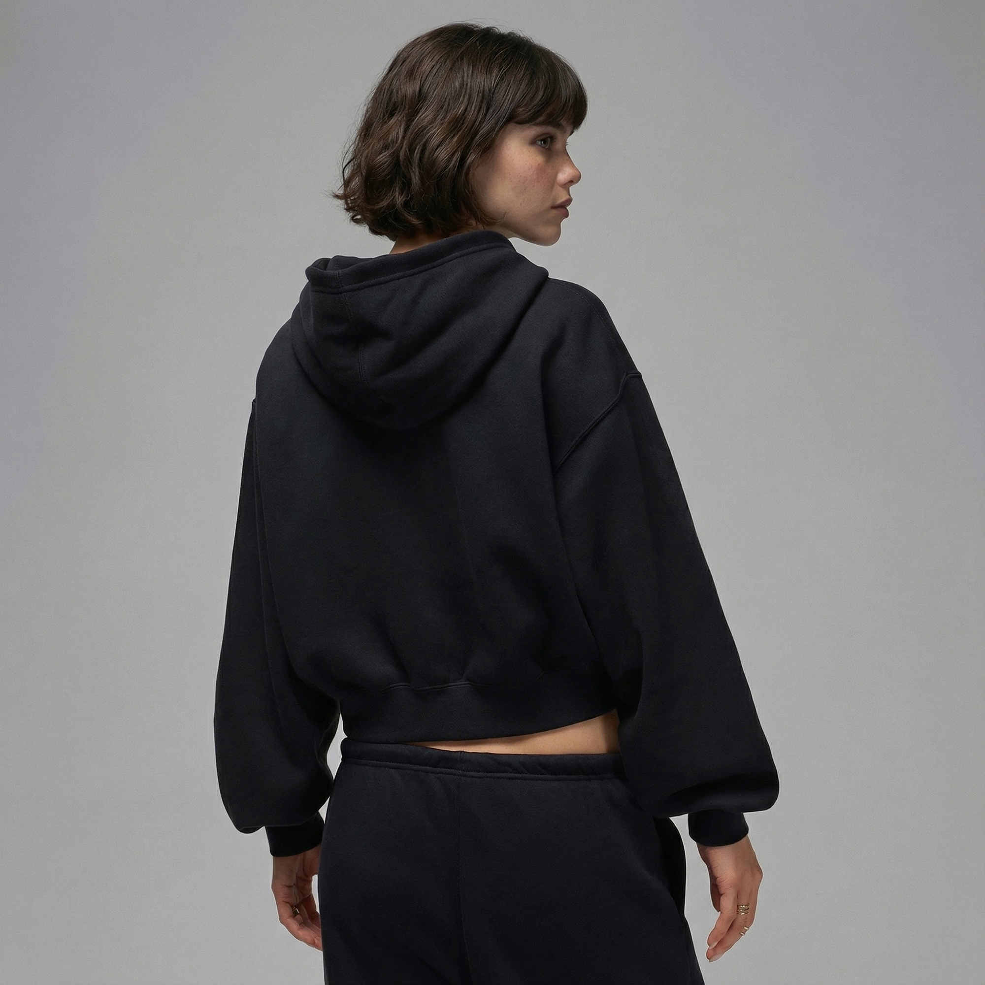 Jordan Brooklyn Fleece Kadın Siyah Sweatshirt