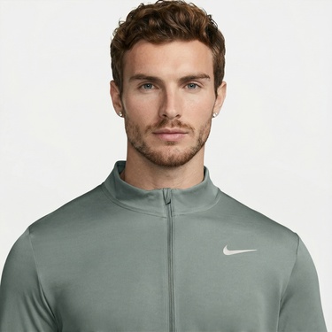  Nike Dri-Fit Pacer Erkek Yeşil T-Shirt