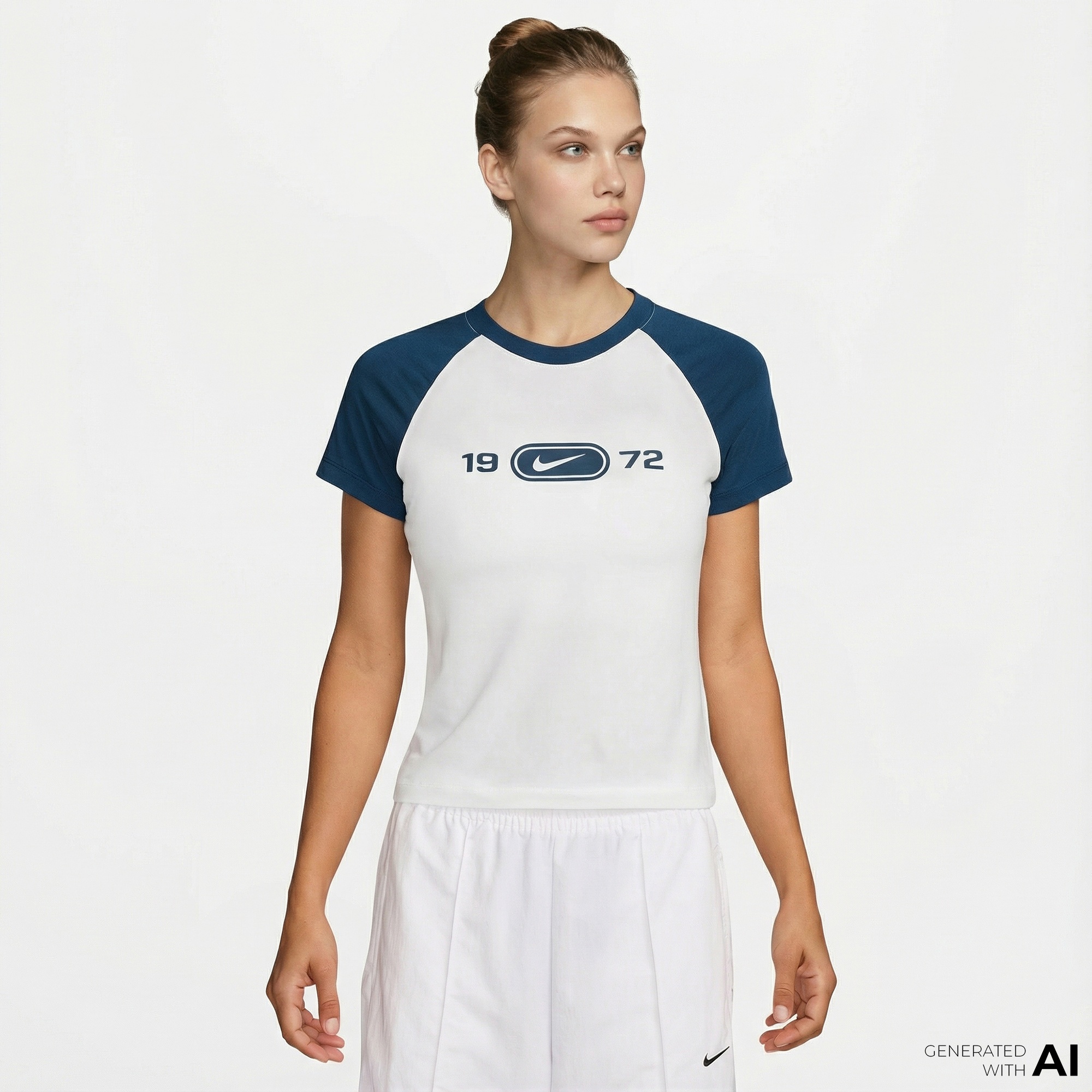 Nike Sportswear Chill Knit Kadın Beyaz T-Shirt