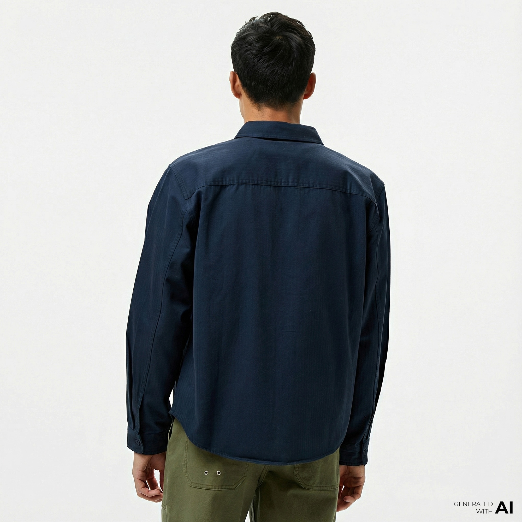 Converse Erkek Cepli Lacivert Gömlek