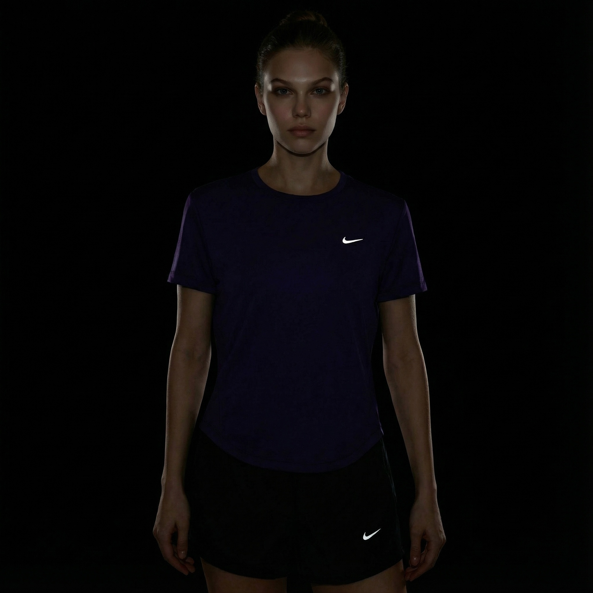 Nike Tempo Dri-Fit Kadın Mor T-Shirt