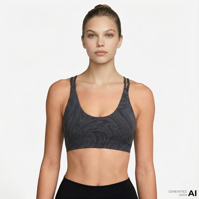  Nike Zenvy Kadın Siyah Bra