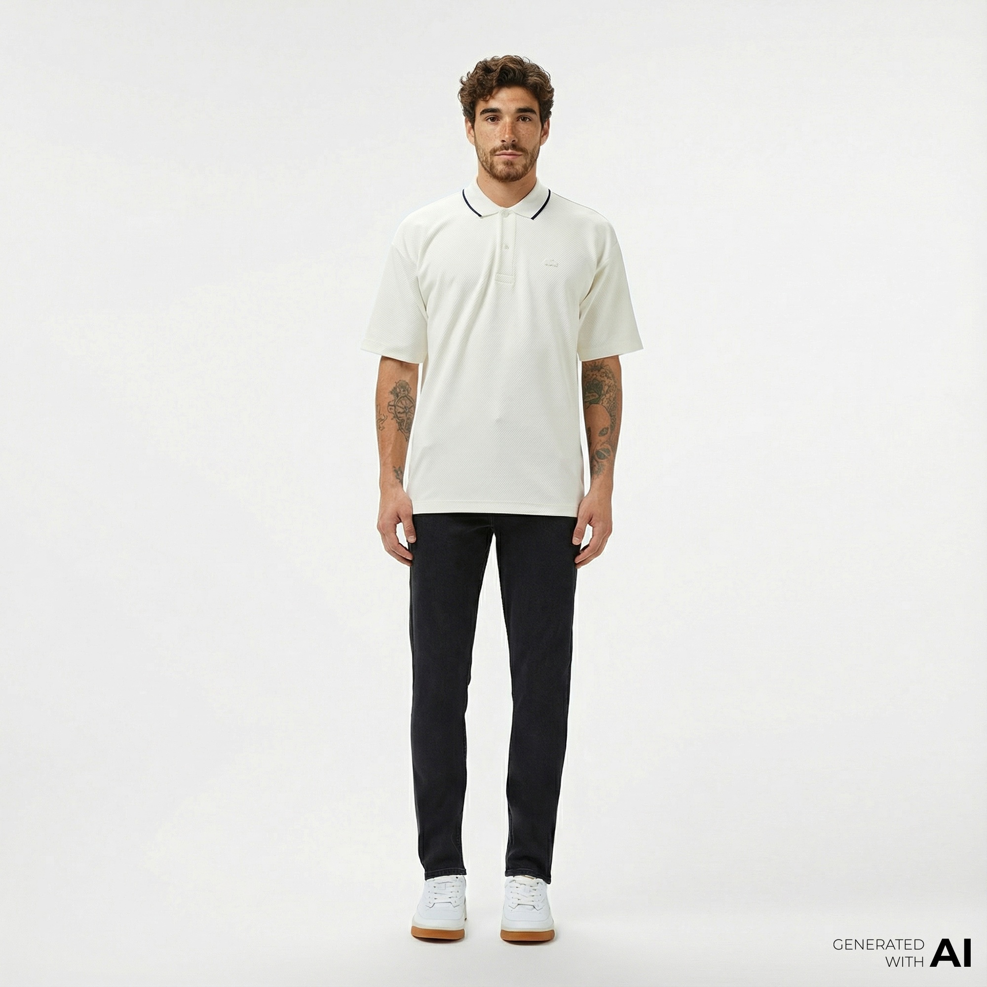 Lacoste Erkek Slim Fit Siyah Jean Pantolon