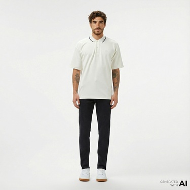  Lacoste Erkek Slim Fit Siyah Jean Pantolon