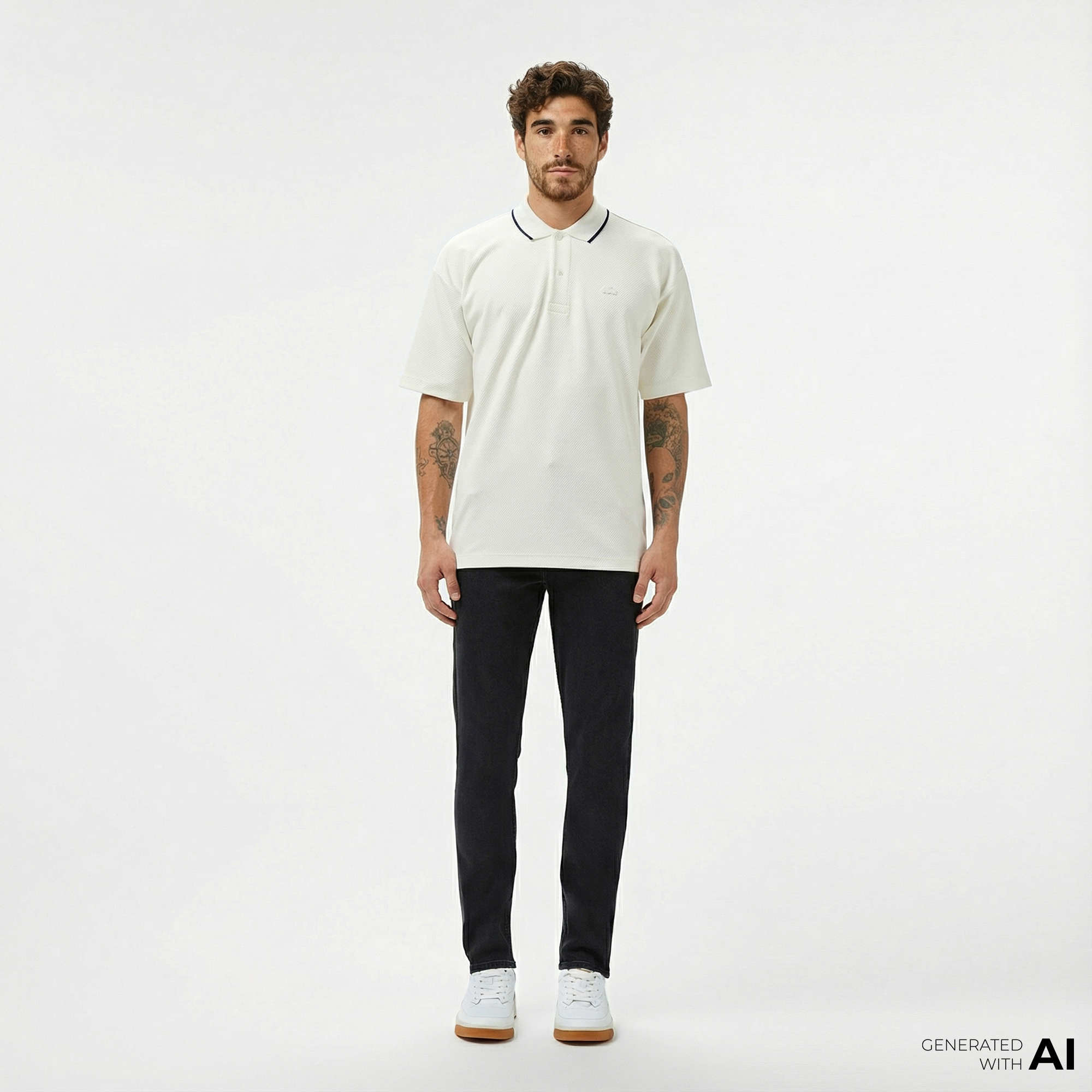  Lacoste Erkek Slim Fit Siyah Jean Pantolon