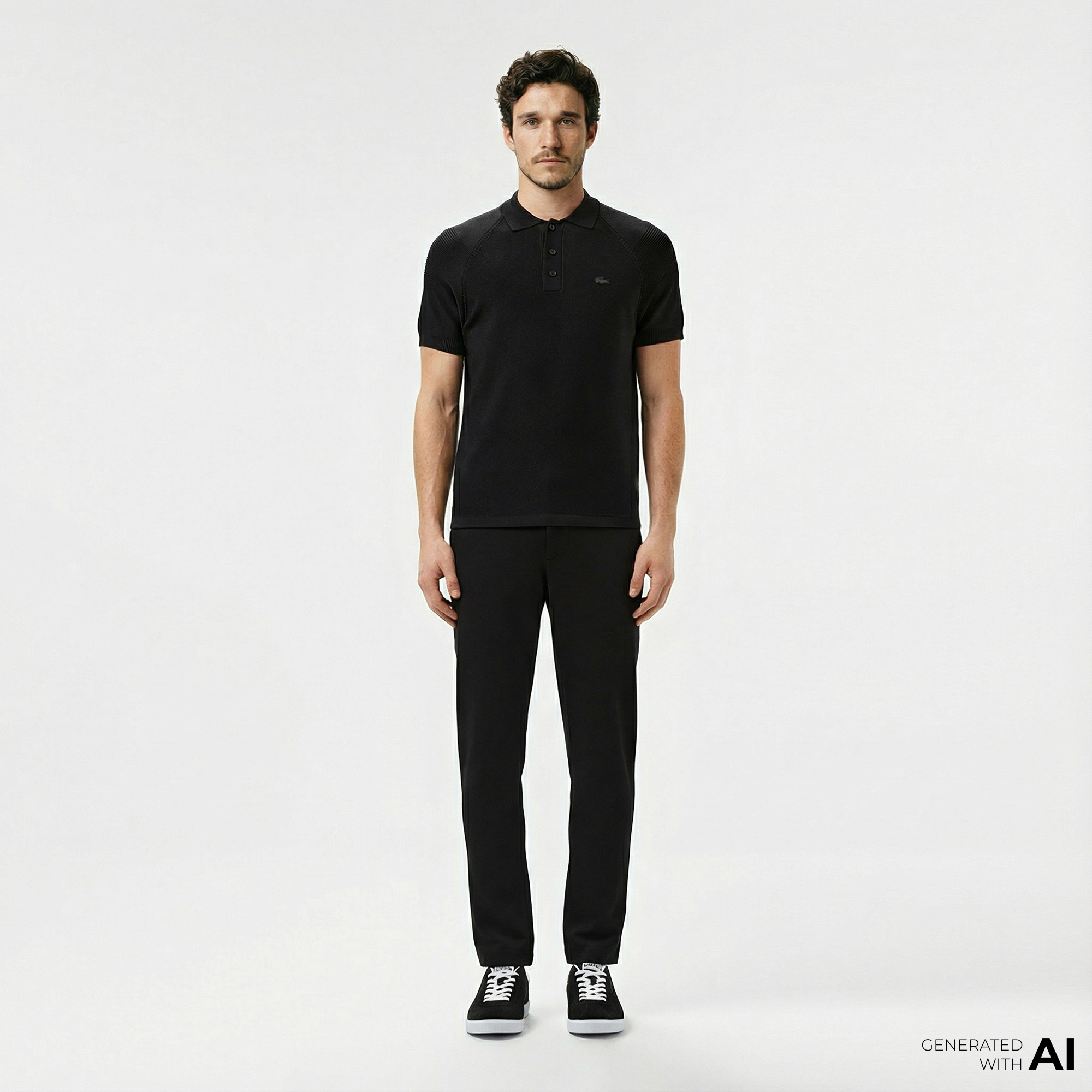  Lacoste Erkek Regular Fit Siyah Pantolon