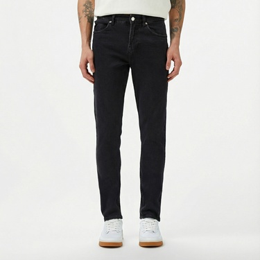  Lacoste Erkek Slim Fit Siyah Jean Pantolon