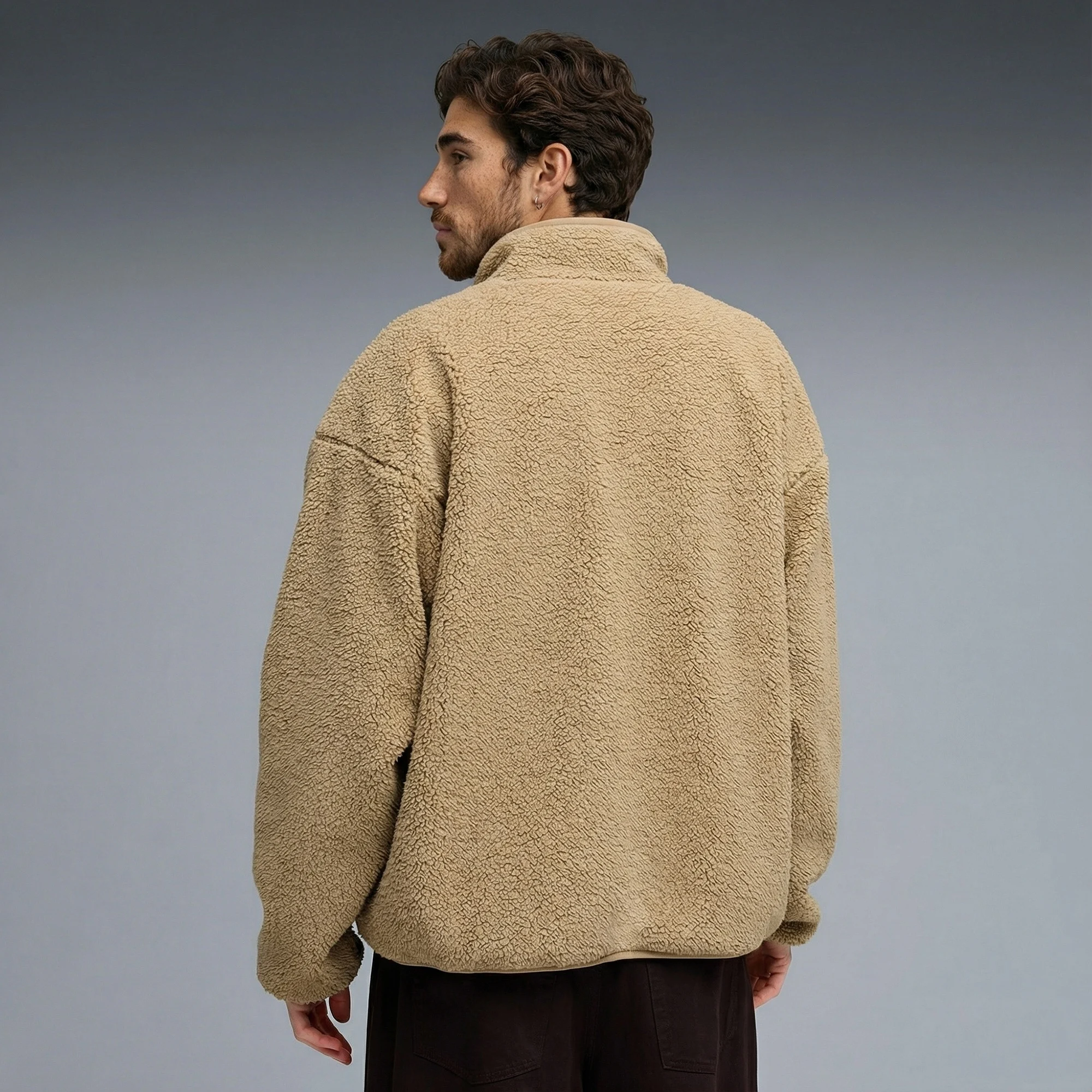 Puma Reversible Sherpa  Erkek Bej Ceket