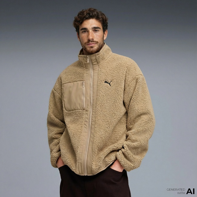  Puma Reversible Sherpa  Erkek Kahverengi Ceket