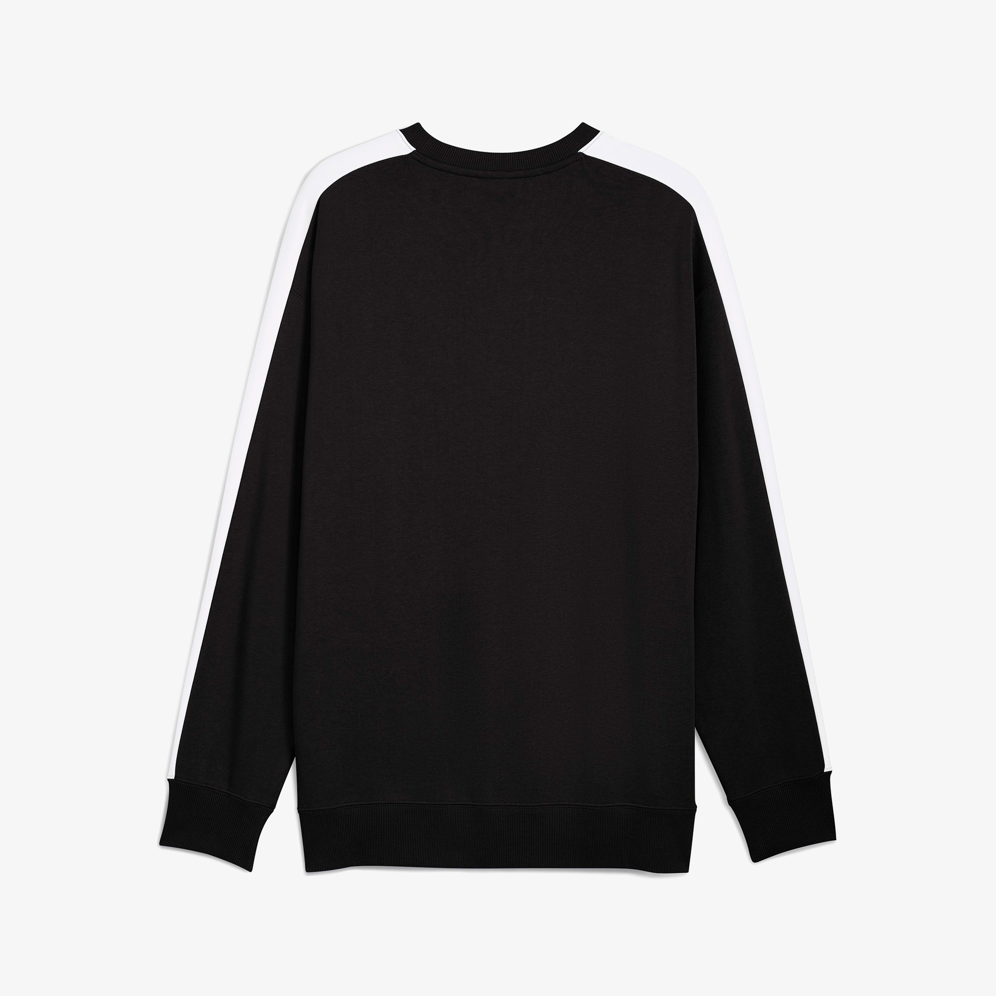 Puma T7 Relaxed Crew Erkek Siyah Sweatshirt