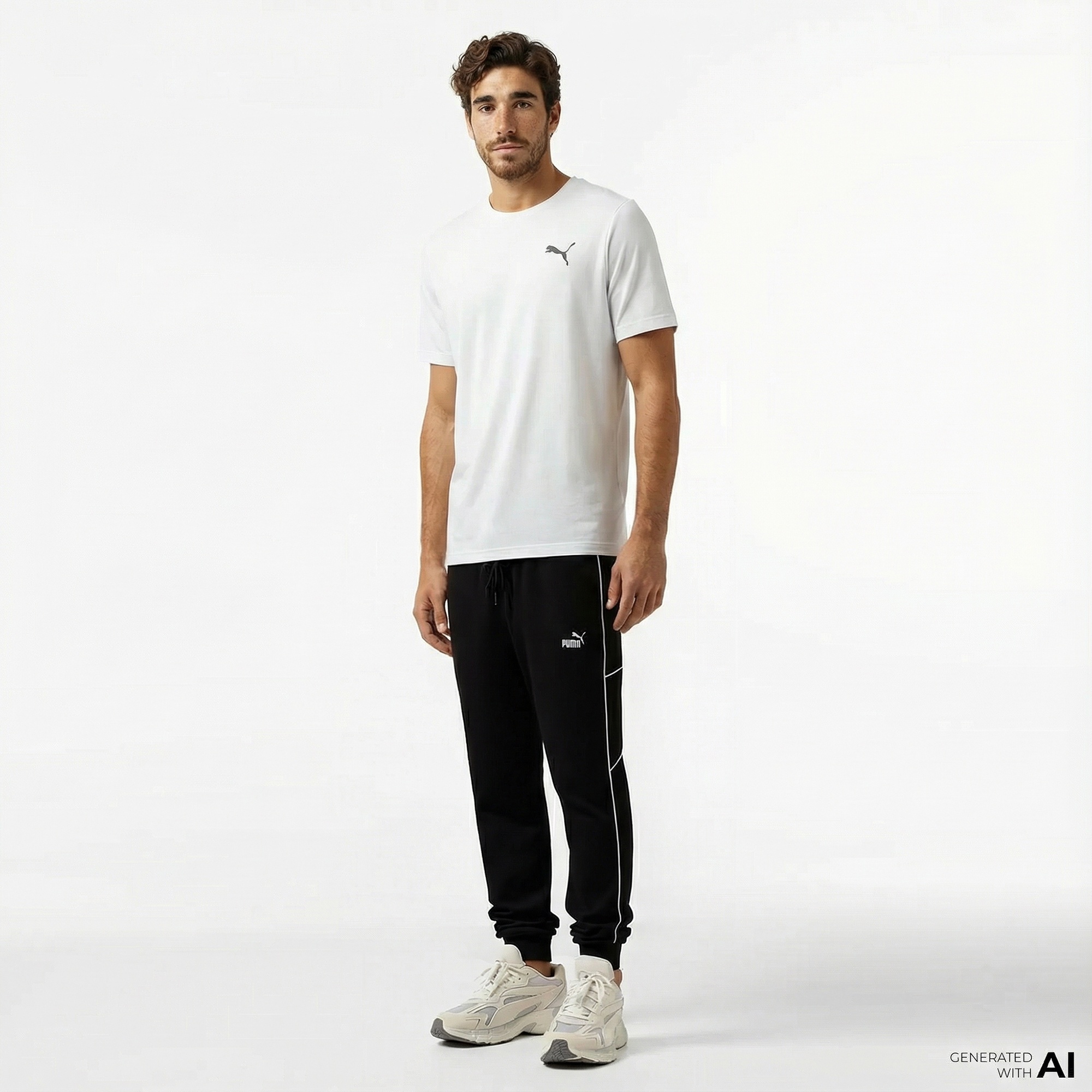 Puma  SPORT TR cl Erkek Siyah Eşofman Altı