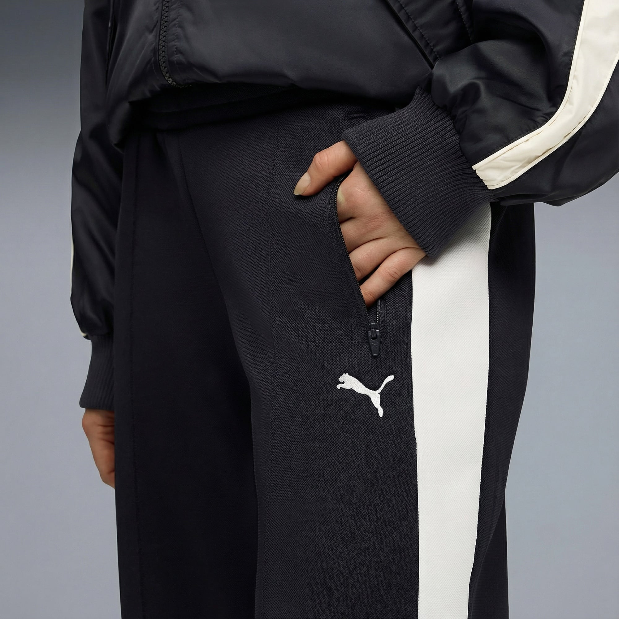 Puma T7 Low Rise Track S Kadın Siyah Eşofman Altı