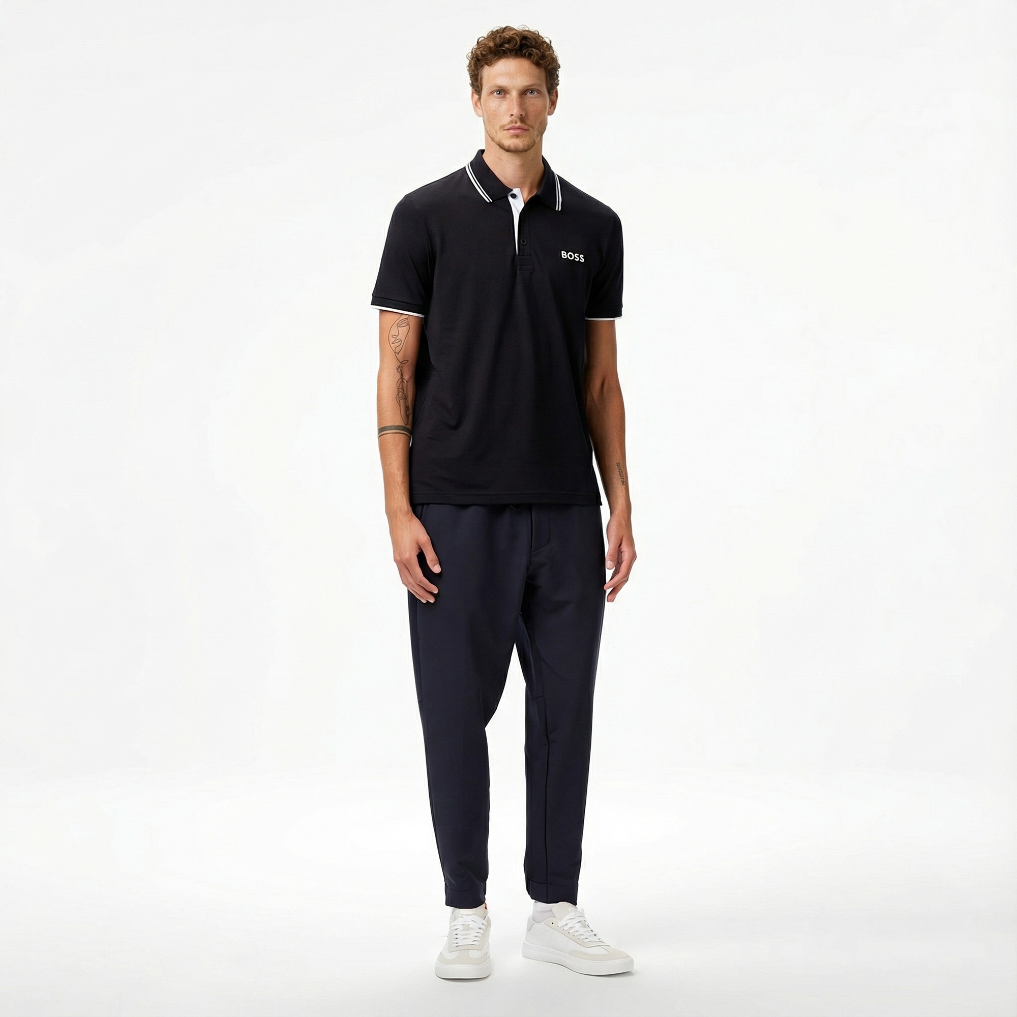 Boss Paddy Pro Erkek Koyu Mavi Polo