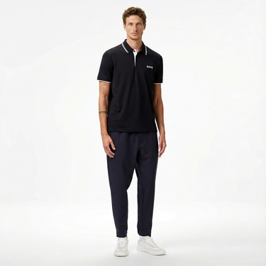  Boss Paddy Pro Erkek Koyu Mavi Polo