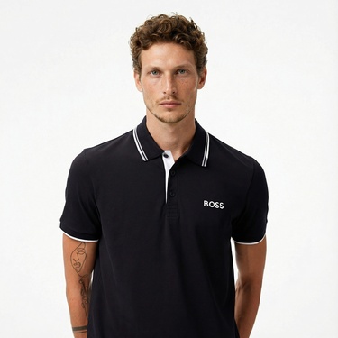  Boss Paddy Pro Erkek Koyu Mavi Polo