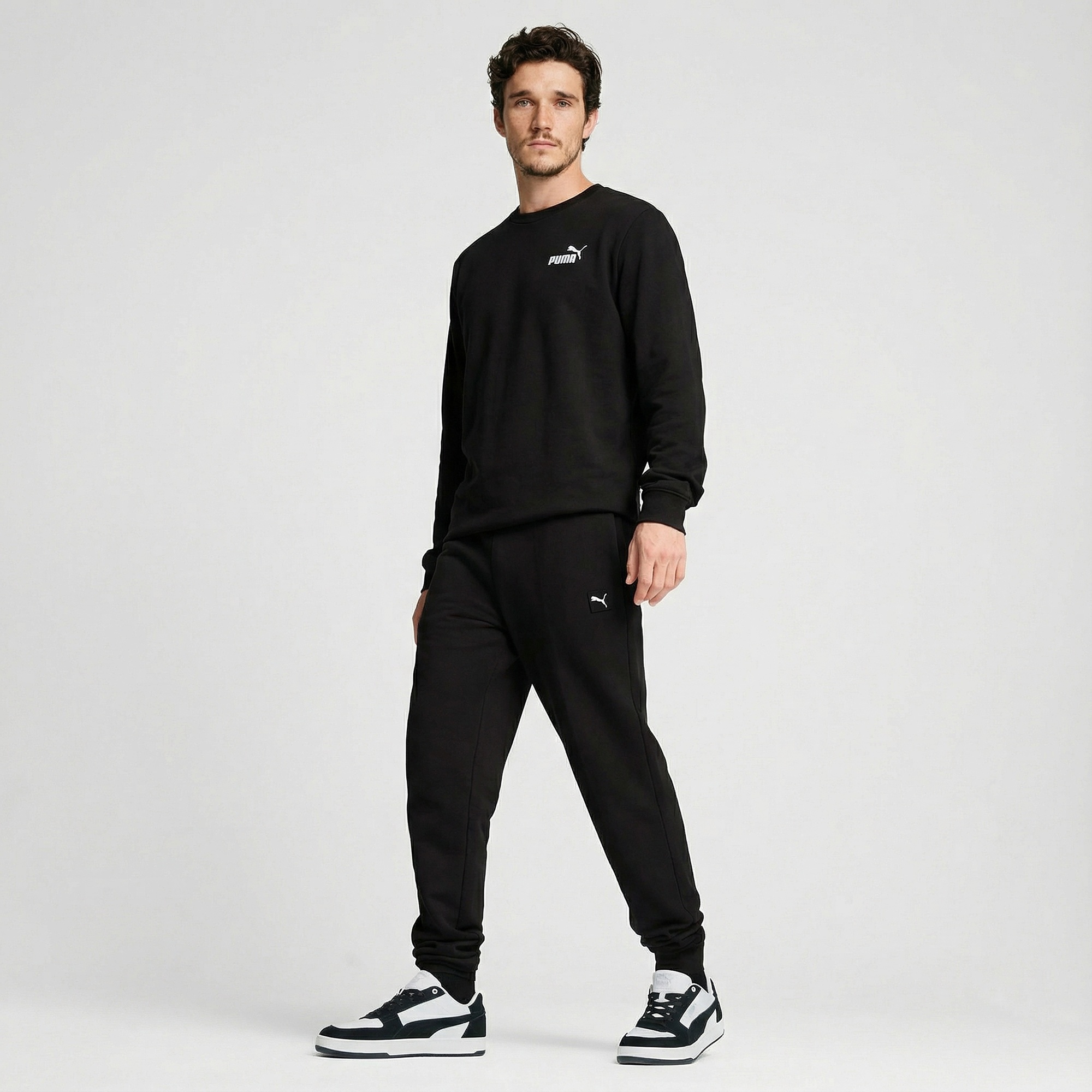 Puma Essential Elevated  Erkek Siyah Eşofman Altı