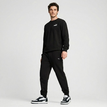  Puma Essential Elevated  Erkek Siyah Eşofman Altı