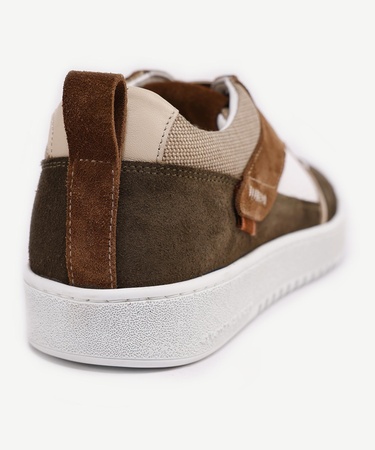  YARGICI Parçalı Deri Sneaker