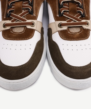  YARGICI Parçalı Deri Sneaker