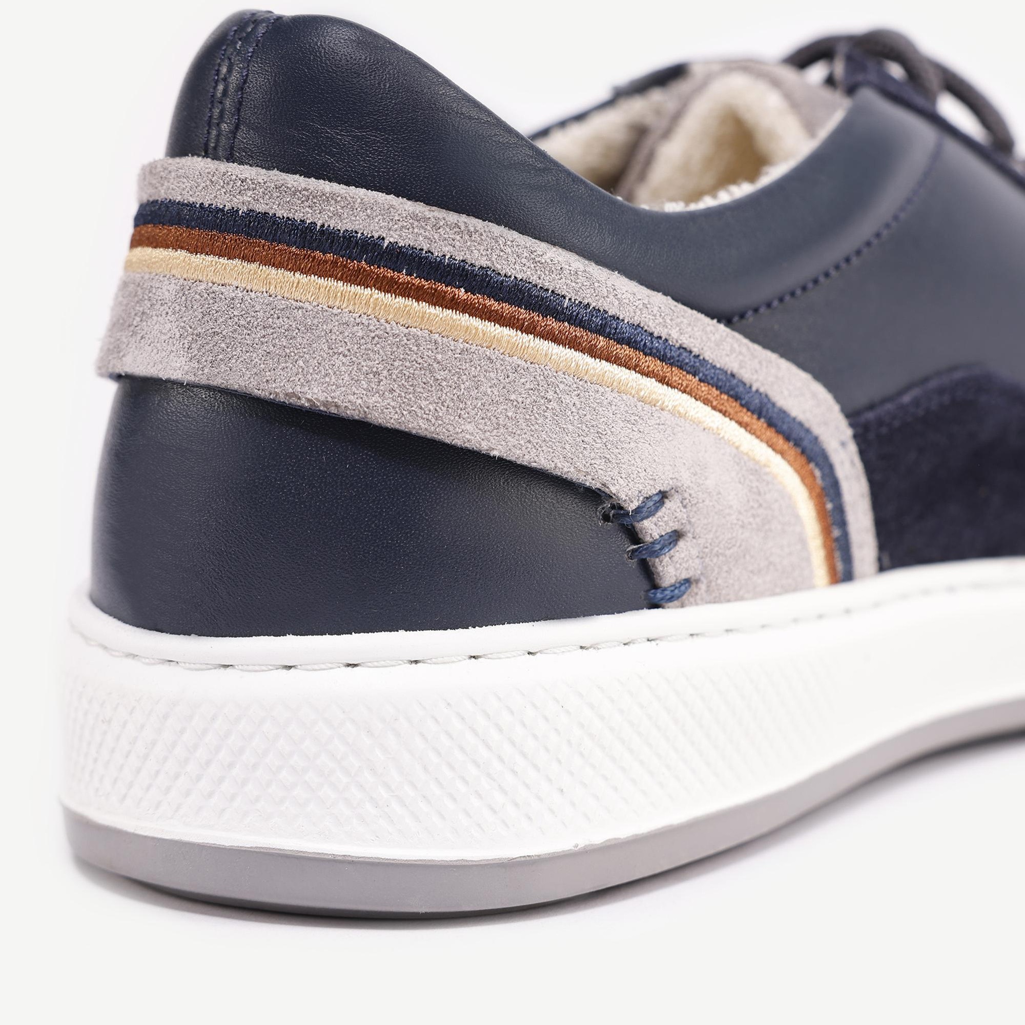 YARGICI Deri Bağlı Sneakers