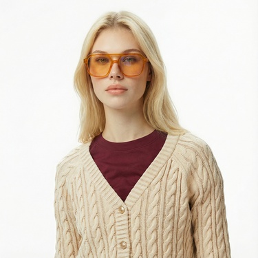  Guess Giselle Kadın Krem Rengi Hırka