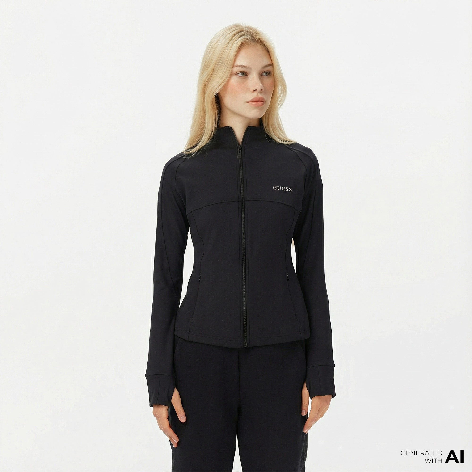 Guess Margot Kadın Siyah Ceket