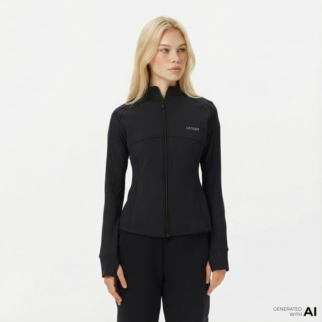  Guess Margot Kadın Siyah Ceket