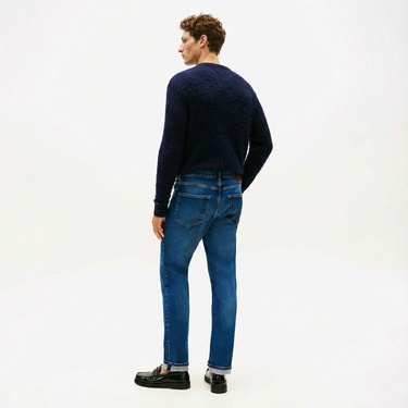  Tommy Hilfiger Denton James Erkek Straight Mavi Jean Pantolon