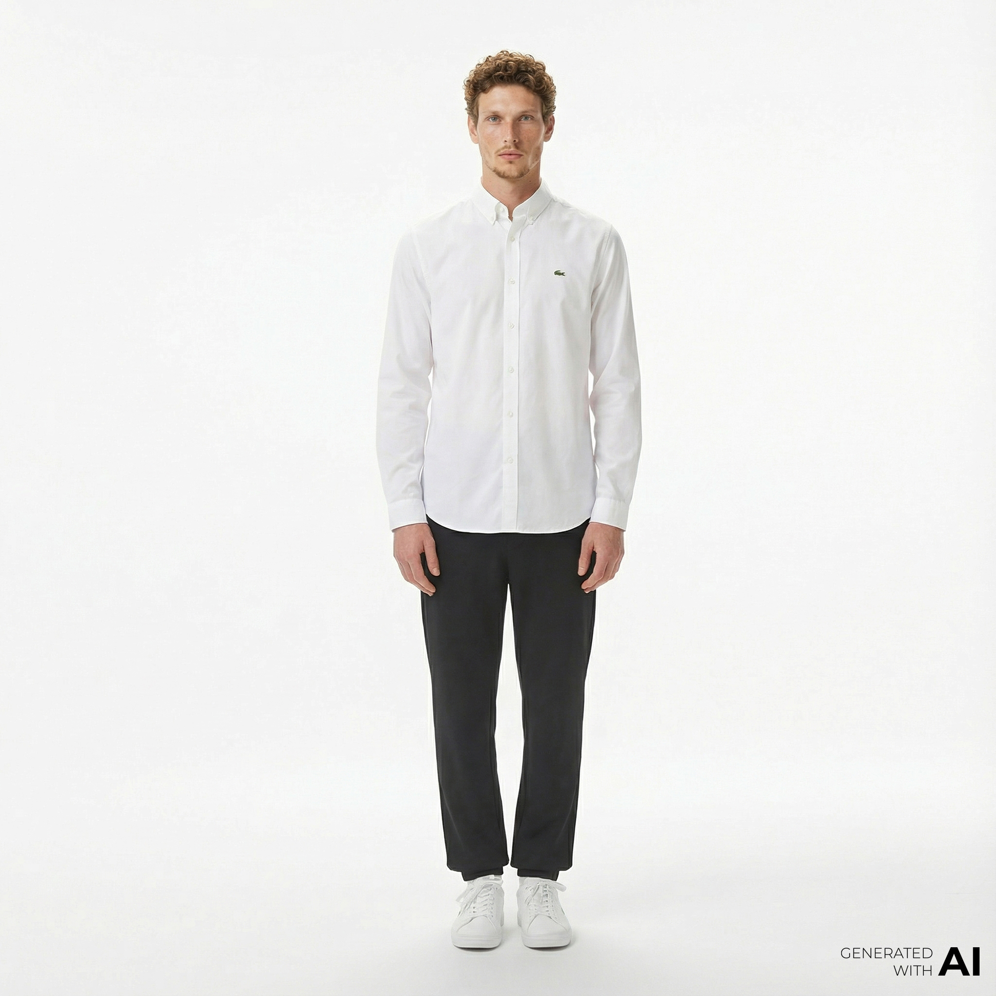  Lacoste Erkek Tapered Fit Siyah Pantolon