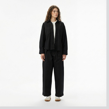  Lacoste Kadın Siyah Gömlek