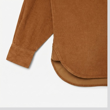  Lacoste Kadın Oversize Fit Kahverengi Gömlek