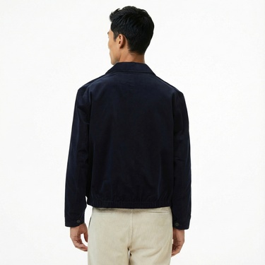  Tommy Hilfiger Reversible Çift Taraflı Erkek Lacivert Ceket