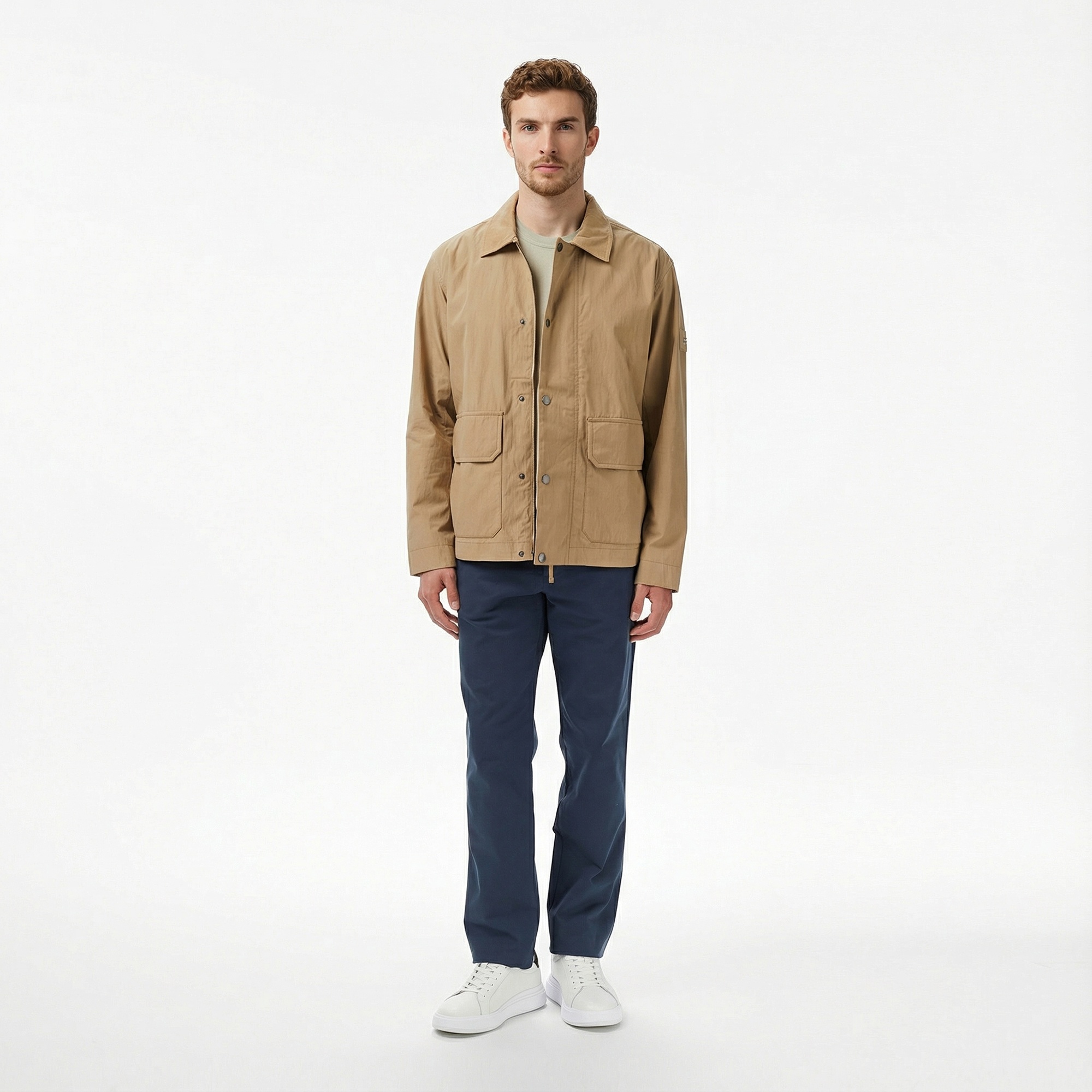 Tommy Hilfiger Walking Erkek Bej Ceket