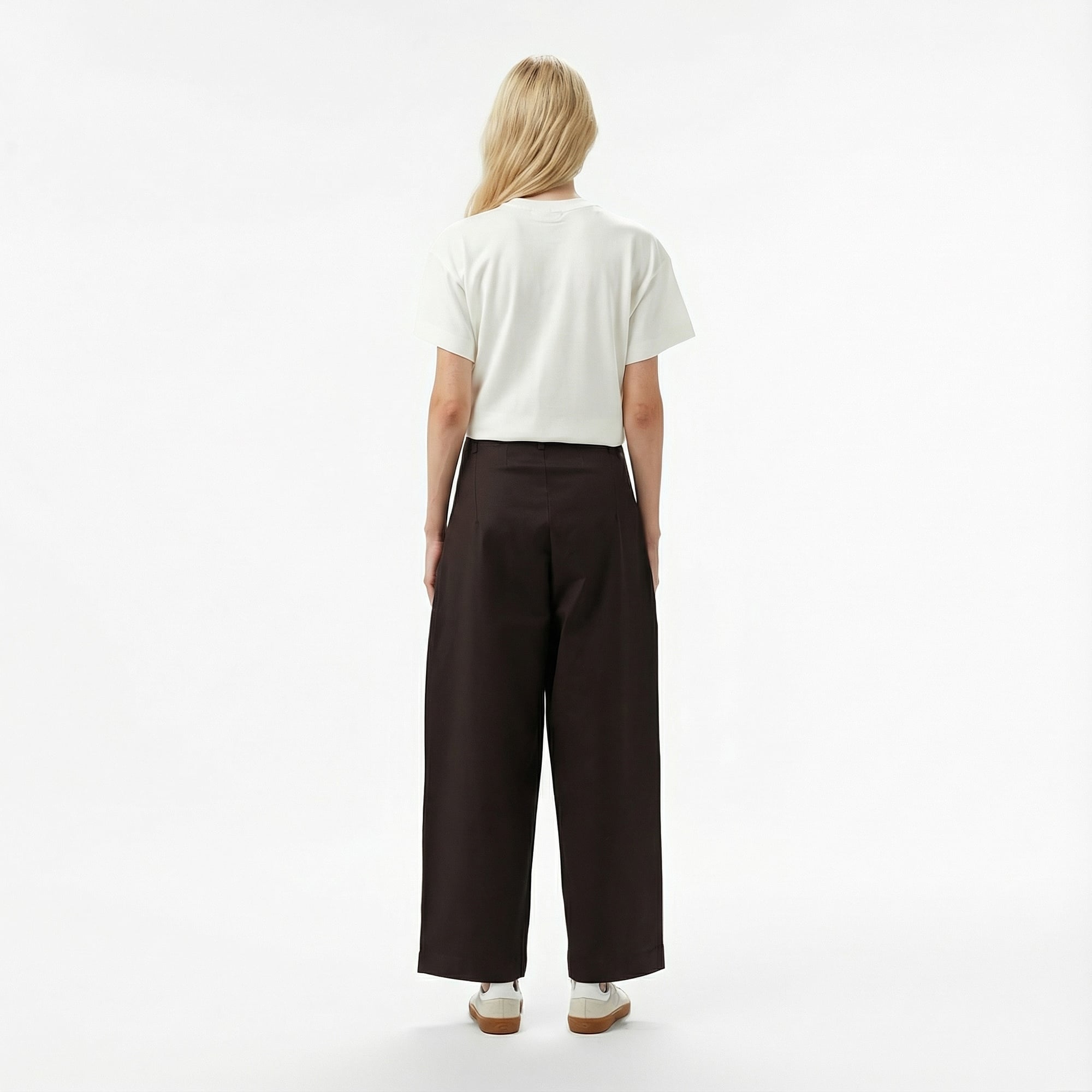 Lacoste Kadın Kahverengi Chino Pantolon