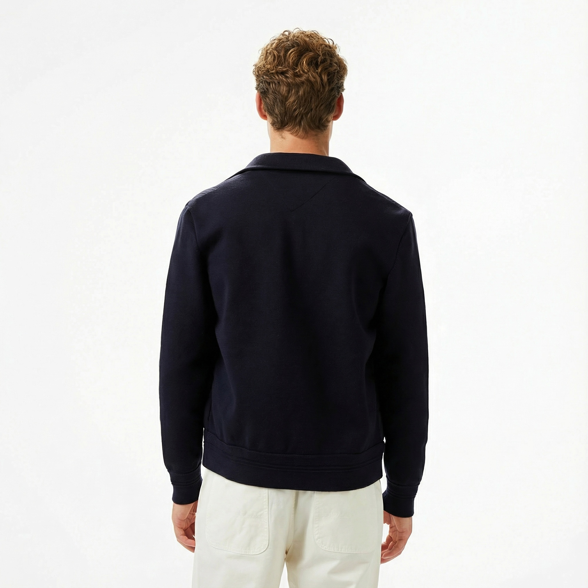 Tommy Hilfiger Mixed Media Erkek Lacivert Ceket