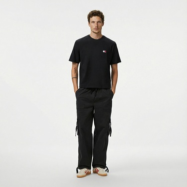  Tommy Jeans 90S Pop Classic Erkek Siyah T-Shirt