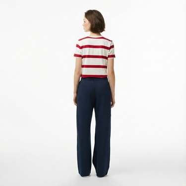  Tommy Hilfiger Script Straight Pique Kadın Lacivert Eşofman Altı