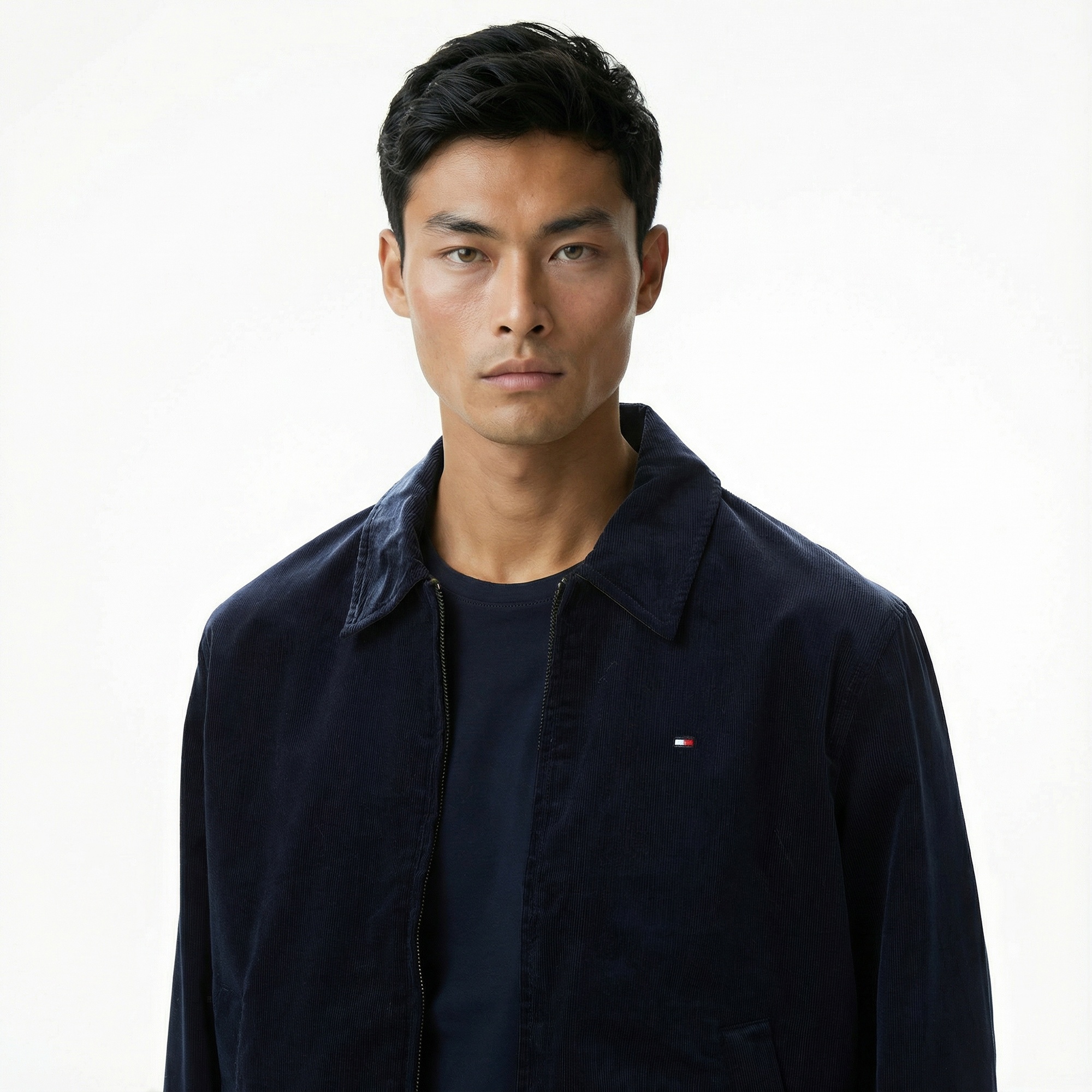 Tommy Hilfiger Reversible Çift Taraflı Erkek Lacivert Ceket