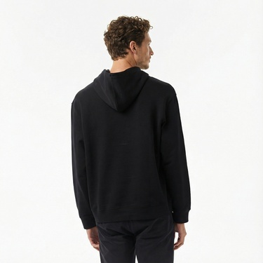  Calvin Klein Terry Box Graphic Erkek Siyah Sweatshirt