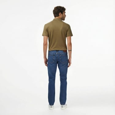  Calvin Klein Slim Hampton Erkek Mavi Jean
