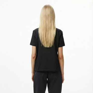  Calvin Klein Hero Classic Monologo Kadın Siyah T-Shirt