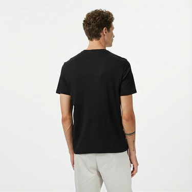  Calvin Klein Supima Chest Erkek Siyah T-Shirt