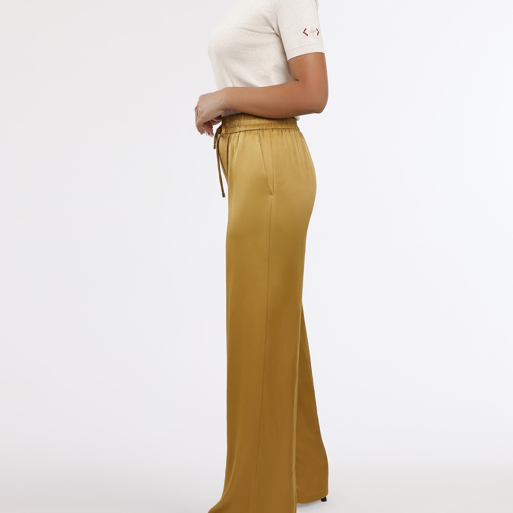 YARGICI Geniş Yüksek Bel Pantolon