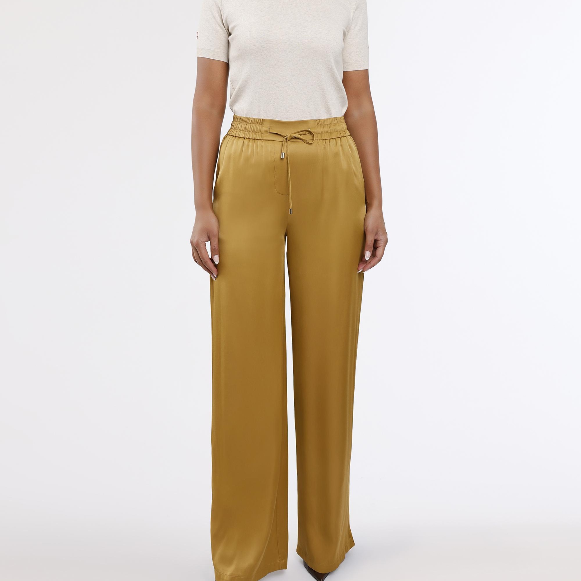 YARGICI Geniş Yüksek Bel Pantolon